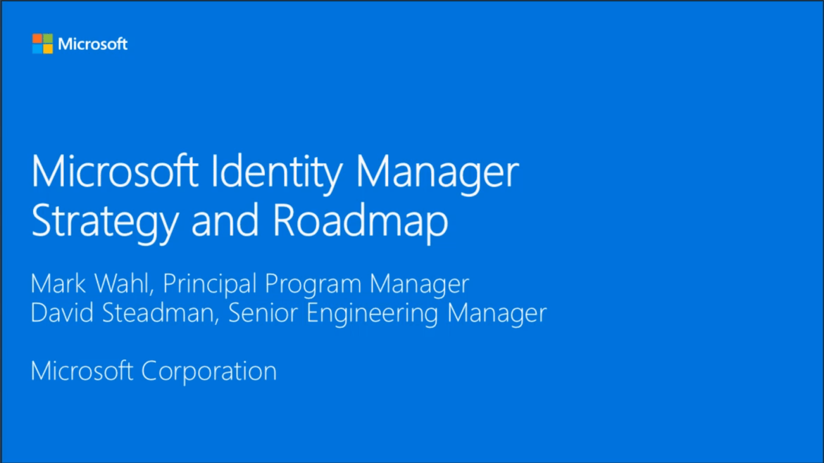 Microsoft Identity Manager Strategi och Framtid